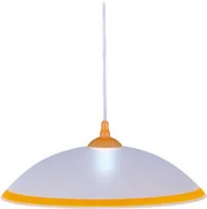 Lampy sufitowe - Kaja lampa wisząca Ufo E27 biała/żółta K-3514 - miniaturka - grafika 1