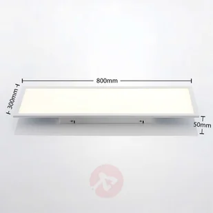 Lindby Quais panel LED 4 000 K, 30X80 cm - Lampy sufitowe - miniaturka - grafika 4
