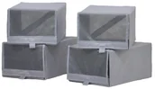 Pudła i pojemniki do przechowywania - Pudełko na buty 22 x 34 x 16 cm 4 szt. JK20PL04S4 - miniaturka - grafika 1