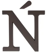 Numery na dom - Litera Ń WYS. 9 CM - miniaturka - grafika 1