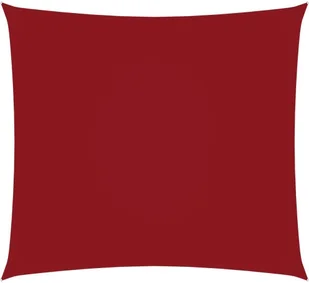 vidaXL Żagiel ogrodowy, tkanina Oxford, kwadrat, 2,5x2,5 m, czerwony vidaXL - Parasole ogrodowe - miniaturka - grafika 2