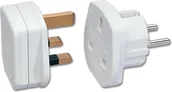 Złącza, przejściówki, adaptery - Lindy adapter wtyk UK na EURO 73099 - miniaturka - grafika 1