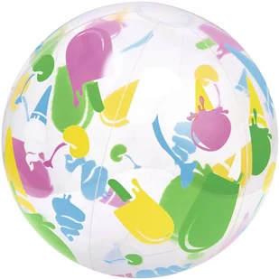 Bestway 31036 PIŁKA PLAŻOWA 51cm ŻÓŁTA - Materace dmuchane i koła do pływania - miniaturka - grafika 14