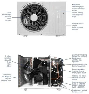 AREA COOLING SOLUTIONS Agregat skraplający BASICLine  E34B03 - Klimatyzatory - miniaturka - grafika 2