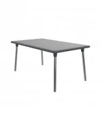 Stoły - Resol Stół New Flash 160x90 Dark Grey 3950 - miniaturka - grafika 1