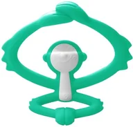 Gryzaki dla dzieci - Mombella MIĘTOWA MAŁPKA silikonowy gryzak Mombella MO P8081-1 - miniaturka - grafika 1