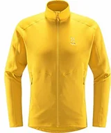 Kurtki i kamizelki sportowe męskie - Haglöfs Haglöfs Kurtka polarowa męska Heron Jacket Men ocieplająca, przepuszczająca powietrze, rozciągliwa rozciągliwa ekstra duża Pumpkin Yellow L L 6041124L4025 - miniaturka - grafika 1