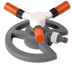 Bradas Zraszacz  WL-Z16 3-ramienny zraszacz obrotowy zraszacz trawa, zraszacz pulsacyjny 85 m , szary, 10 x 10 x 5 cm 5907544415503 - Węże ogrodowe i zraszacze - miniaturka - grafika 3