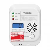 Czujniki czadu, dymu, gazu - Bateryjny czujnik tlenku węgla z przyciskiem TEST - Testowany w Polsce DC-1-TEST - miniaturka - grafika 1