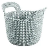 Pudła i pojemniki do przechowywania - Curver Koszyk okrągły Knit 971019_CURVER - miniaturka - grafika 1