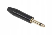 Adaptery i przejściówki - HQ Wtyk Jack 6,3 Mono Black - miniaturka - grafika 1