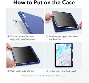 ESR Etui Rebound Pencil do iPad Air 4 2020 Black - Etui do tabletów - miniaturka - grafika 8