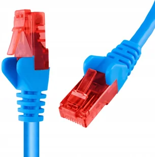 Kabel RJ45 CAT 6 U/UTP AWG24 niebieski 20m - Pozostałe akcesoria sieciowe - miniaturka - grafika 2