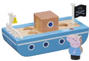 Peppa Pig Wood Play Boat & Figure 20-00110 - Maskotki i pluszaki - miniaturka - grafika 2