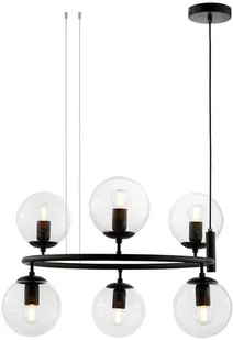 Lumina Deco Deco Deco Ceredo Neo czarna nowoczesna lampa wisząca LM_1019-0 - Lampy sufitowe - miniaturka - grafika 2