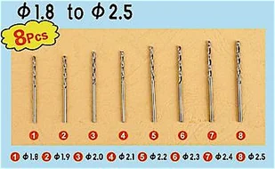 Trumpeter Twist Drilling Auger Bit set 3 - Modele do sklejania - miniaturka - grafika 2
