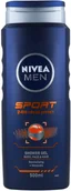 Żele pod prysznic dla mężczyzn - Nivea Men Sport 24H Fresh Effect Shower Gel Regenerujący Żel Pod Prysznic 500ml - miniaturka - grafika 1
