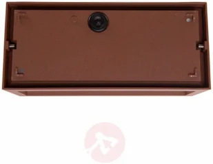 Lampenwelt Prostokątna Bente rdzawa - Lampy ogrodowe - miniaturka - grafika 4