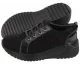 Sneakersy damskie - Venezia Sneakersy Czarne 2674015 BLACK (VE566-a) Venezia - miniaturka - grafika 1