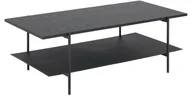 Ławy i stoliki kawowe - Actona Stolik kawowy Angus czarny - miniaturka - grafika 1