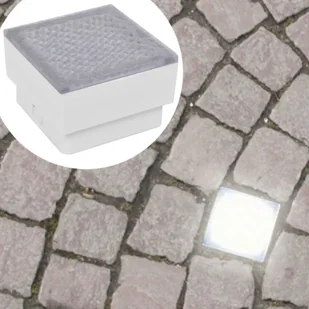 vidaXL Światła najazdowe LED 6 szt 100x100x68 mm - Lampy ogrodowe - miniaturka - grafika 3