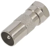 Złącza, przejściówki, adaptery - EVOLOGY Adapter F męski / TV męski EVODPM15 EVOLOGY - miniaturka - grafika 1
