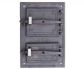 Akcesoria grzewcze - unimet DRZWICZKI HERMETYCZNE ŻELIWNE DO PIECA NR3 47*32,5CM - miniaturka - grafika 1