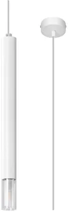 Sollux Lighting Lampa wisząca WEZYR 1 biała - Lampy sufitowe - miniaturka - grafika 2