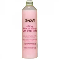 Szampony do włosów - BingoSpa Jedwab do mycia włosów ze śluzem ślimaka - Shampoo With Silk Proteins - miniaturka - grafika 1