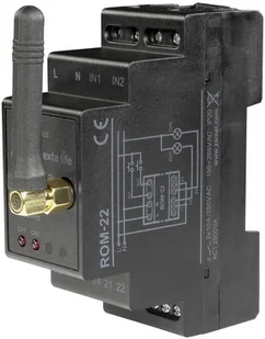 Zamel Odbiornik 2-kanałowy Zamel Exta Life ROM-22 modułowy EXL10000019 - Systemy inteligentnych domów Zamel Odbiornik 2-kanałowy Zamel Exta Life ROM-22 modułowy EXL10000019 - Systemy inteligentnych domów - miniaturka - grafika 1