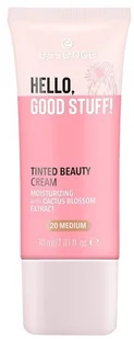 Essence Essence - HELLO, GOOD STUFF! TINTED BEAUTY CREAM - Nawilżający krem koloryzujący do twarzy - 30 ml - 20 MEDIUM - Kremy do twarzy - miniaturka - grafika 2