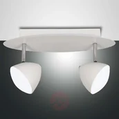 Lampy sufitowe - Fabas Luce Kultowa lampa sufitowa LED Bike w stylu retro - miniaturka - grafika 1