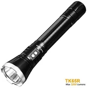 Latarki - FENIX tk65r latarka LED o rozdzielczości do 3200 lumenów, zasięg 375 meter źródeł światła w zestawie: akumulator litowo-jonowy 5000 mAh TK65R - miniaturka - grafika 1