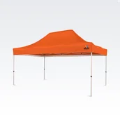 Pawilony ogrodowe - BRIMO Pawilon sprzedażowy 3x4,5m - bez 3 ścian - Pomarańczowy - miniaturka - grafika 1