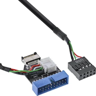 InLine 33446A Wewnętrzny adapter USB 3.1 na 3.0 33446A - Kable komputerowe i do monitorów - miniaturka - grafika 2