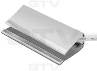 Lampy pozostałe - GTV KLIP OŚWIETLAJĄCY DO PÓŁKI SZKLANEJ 0.6W/12V. 3 LED 5050 RGB. STALOWY LD-3KL6-RGB - miniaturka - grafika 1