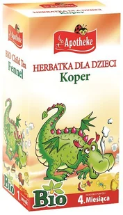 APOTHEKE HERBATKA DLA DZIECI - KOPER BIO 20 x 1,5 g - - Soki i herbatki dla dzieci - miniaturka - grafika 3