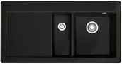 Zlewozmywaki - Franke Mythos MTK 651-100 lewy czarny mat 124.0442.535 - miniaturka - grafika 1