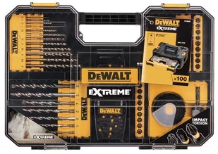 DeWalt Zestaw wierteł Extreme 100 szt. DT70620T-QZ - Wiertła - miniaturka - grafika 3
