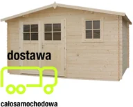 Altany ogrodowe - Megiw Domek ogrodowy BRILA BIS z podłogą 416 x 316 cm - miniaturka - grafika 1