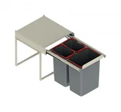 Kosze na śmieci - Rejs Pojemnik na odpady do "45-50" 3-koszowy niski (JC606N) WE14.153z.05.549 - miniaturka - grafika 1