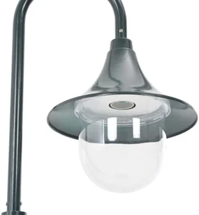 vidaXL Lampa ogrodowa na słupku, 120 cm, E27, aluminium, ciemnozielona - Lampy ogrodowe - miniaturka - grafika 4