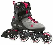 Rolki - Rollerblade MACROBLADE 90 W łyżworolki damskie, NEUTRUM SZARY / RÓŻKI ROSA, 235 07100500-A06 - miniaturka - grafika 1