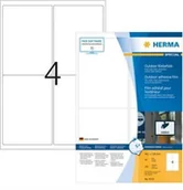 Papier do drukarek - Herma Odporne na warunki atmosferyczne etykiety foliowe A4 99,1 x 139 mm białe wyjątkowo silna przyczepność rozciągliwe 9539 9539 - miniaturka - grafika 1