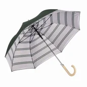 Parasole - Rusqué Parasol damski długi Rusque z podwójną czaszą, zielony RUS4250-01 - miniaturka - grafika 1