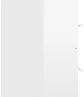 VidaXL Lumarko 2-cz. zestaw mebli łazienkowych, biały, wysoki połysk płyta 804851 VidaXL - Meble łazienkowe - miniaturka - grafika 11