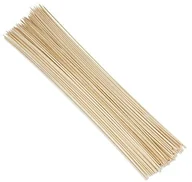 Korkociągi i otwieracze - Relaxdays 10023273 szaszłyki z bambusa, 100er zestaw do grilla, do pokrycia marshmallows Stock chleba, ogniska, uniwersalny, 90 cm długości, naturalny 10023273 - miniaturka - grafika 1