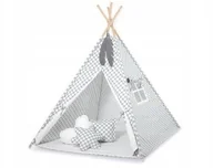 Namioty i tipi dla dzieci - Namiot Tipi + zawieszki pióra Gratis!- kółeczka sz - miniaturka - grafika 1