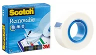 Taśmy klejące - Scotch 3M Taśma biurowa, do repozycjonowania Removable (811), matowa, 19mm, 32, 9m 3M-70016072848 - miniaturka - grafika 1