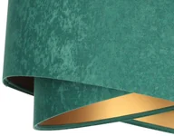 Lampy sufitowe - EULUNA Lampa wisząca Vivien, dwukolorowa, zielono/złota - miniaturka - grafika 1